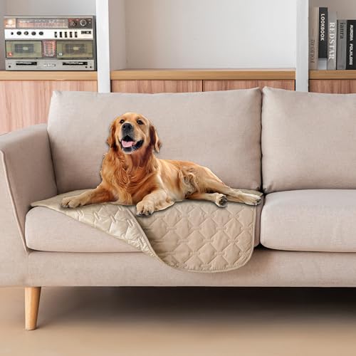 gogobunny 100% Double Sided Waterproof Dog Blanket Soft Pet Bed Cover Reversible Protect Furniture Couch Sofa Car for Puppy Cat