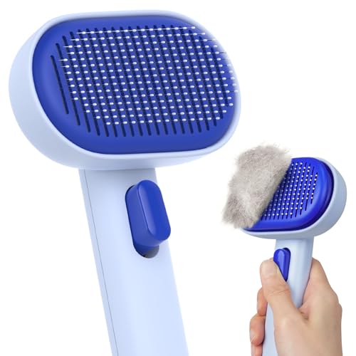 Aumuca Deshedding Grooming Brush for Long & Short Haired Cats