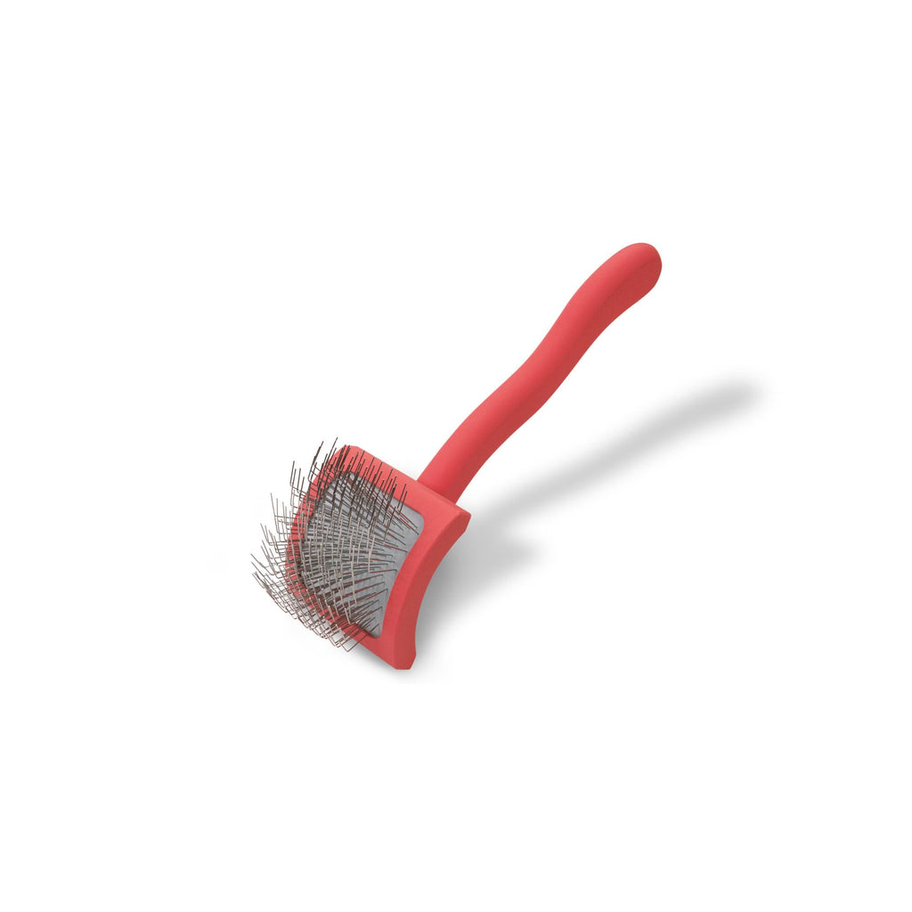 Chris Christensen Karben Slicker Brush for Dogs, Groom Like a Professional, Ideal For All Coat Types, Remove Shedding Coat, Tangles and Dead Undercoat, 17 mm Stainless Steel Pins