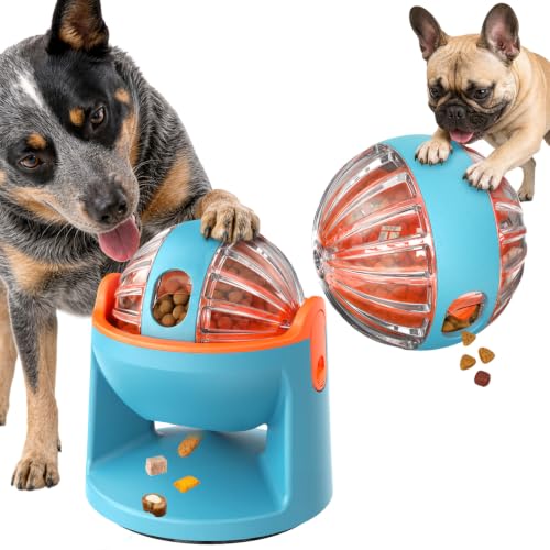 Hanyi 2-in-1 Dog Puzzle Toy, Adjustable Treat Dispenser with Suction Base