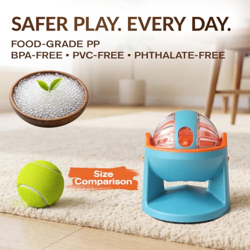 Hanyi 2-in-1 Dog Puzzle Toy, Adjustable Treat Dispenser with Suction Base
