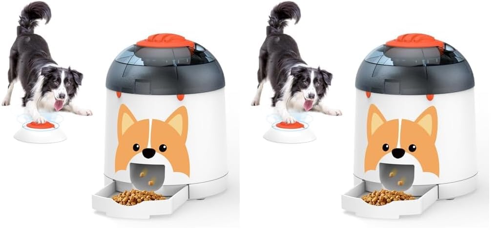 Potaroma Dog Puzzle Toy, Interactive IQ Training, Electronic Dog Toys, Automatic Treat Dispenser Feeder