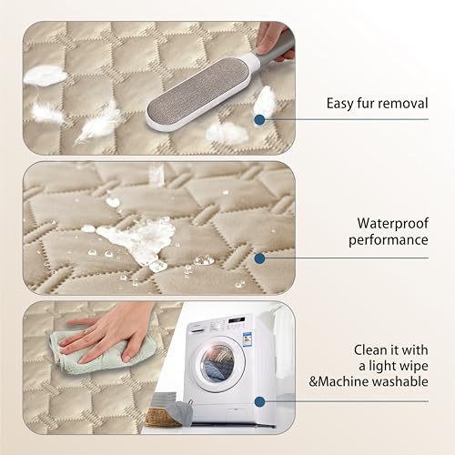 gogobunny 100% Double Sided Waterproof Dog Blanket Soft Pet Bed Cover Reversible Protect Furniture Couch Sofa Car for Puppy Cat