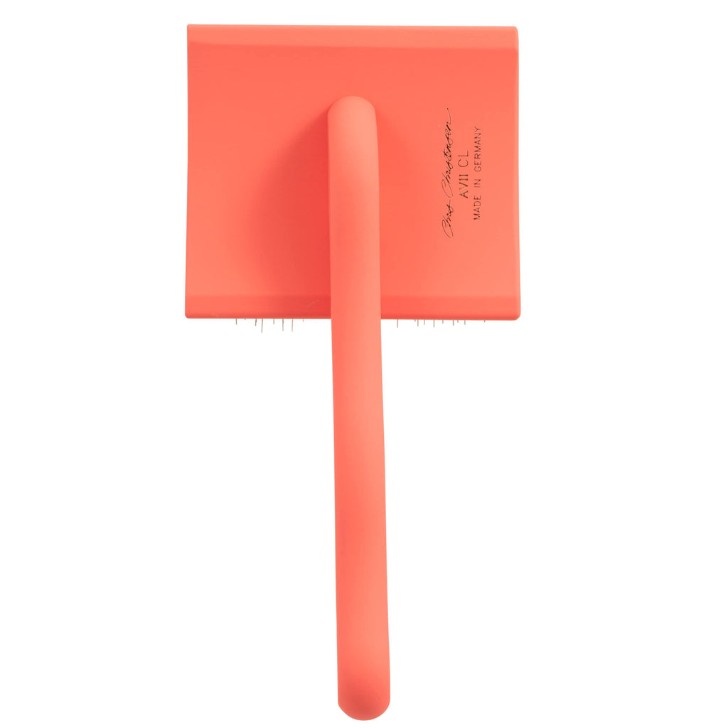 Chris Christensen Karben Slicker Brush for Dogs, Groom Like a Professional, Ideal For All Coat Types, Remove Shedding Coat, Tangles and Dead Undercoat, 17 mm Stainless Steel Pins