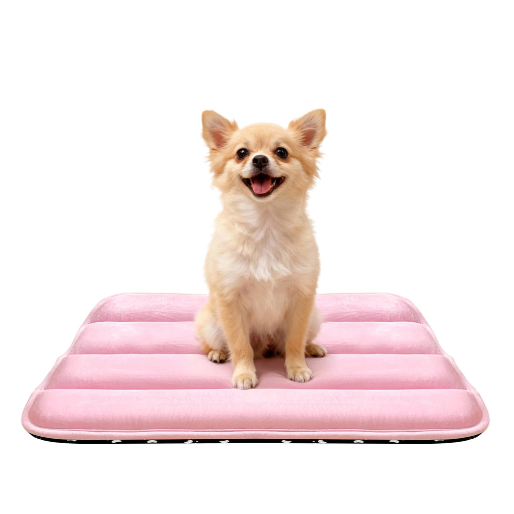 Fogkiss Reversible Dog Mat for Pet Comfort - Soft Bed Pads with Dual-Sided Design for All Seasons - Durable, Machine Washable for Crates, Travel, and Home