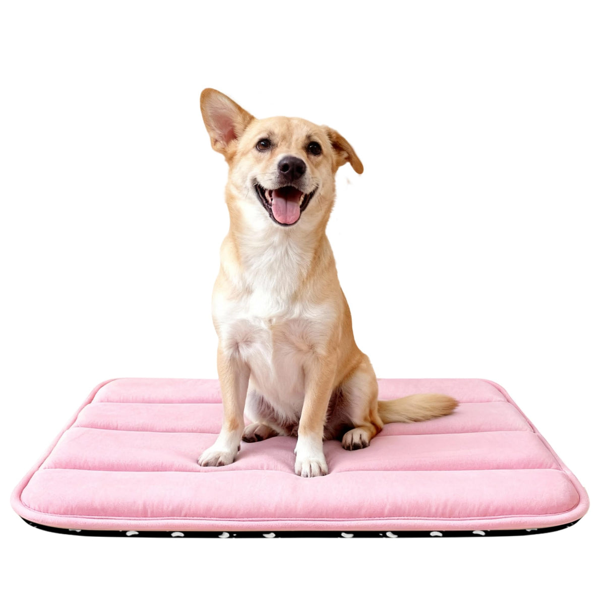 Fogkiss Reversible Dog Mat for Pet Comfort - Soft Bed Pads with Dual-Sided Design for All Seasons - Durable, Machine Washable for Crates, Travel, and Home