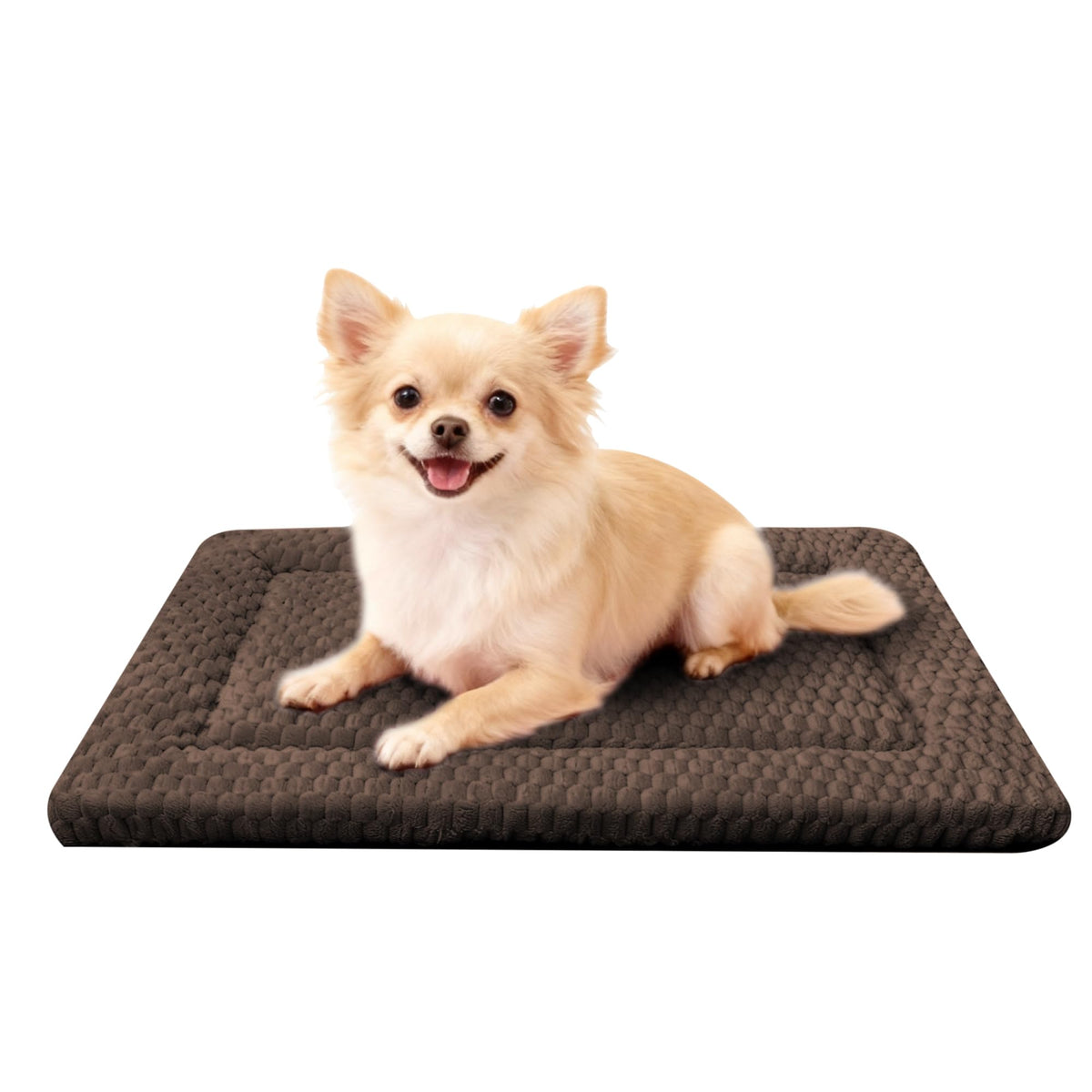 Fogkiss Reversible Dog Mat for Pet Comfort - Soft Bed Pads with Dual-Sided Design for All Seasons - Durable, Machine Washable for Crates, Travel, and Home