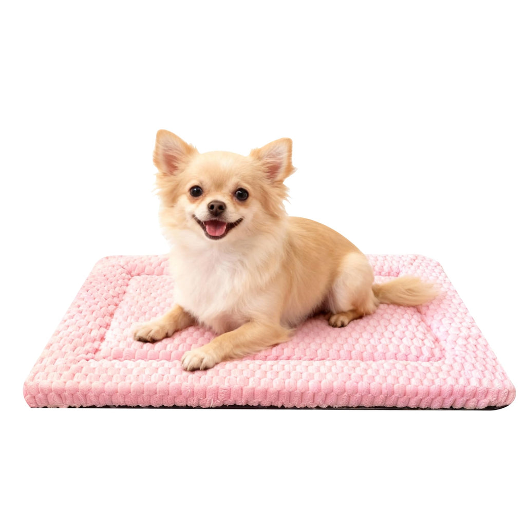 Fogkiss Reversible Dog Mat for Pet Comfort - Soft Bed Pads with Dual-Sided Design for All Seasons - Durable, Machine Washable for Crates, Travel, and Home