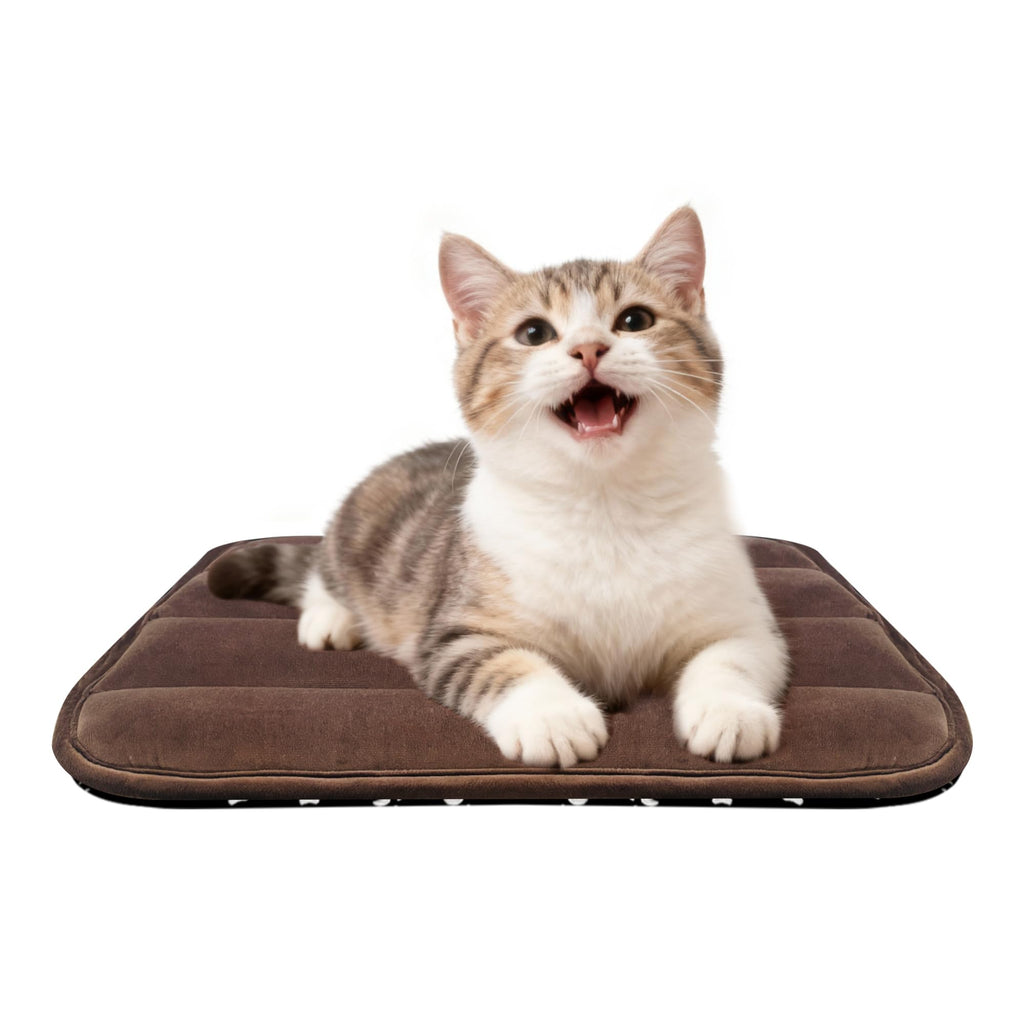 Fogkiss Reversible Dog Mat for Pet Comfort - Soft Bed Pads with Dual-Sided Design for All Seasons - Durable, Machine Washable for Crates, Travel, and Home