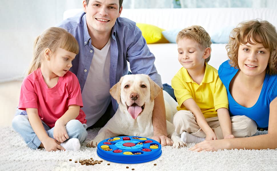 Interactive Dog Puzzle Treat Dispenser for Mental Stimulation