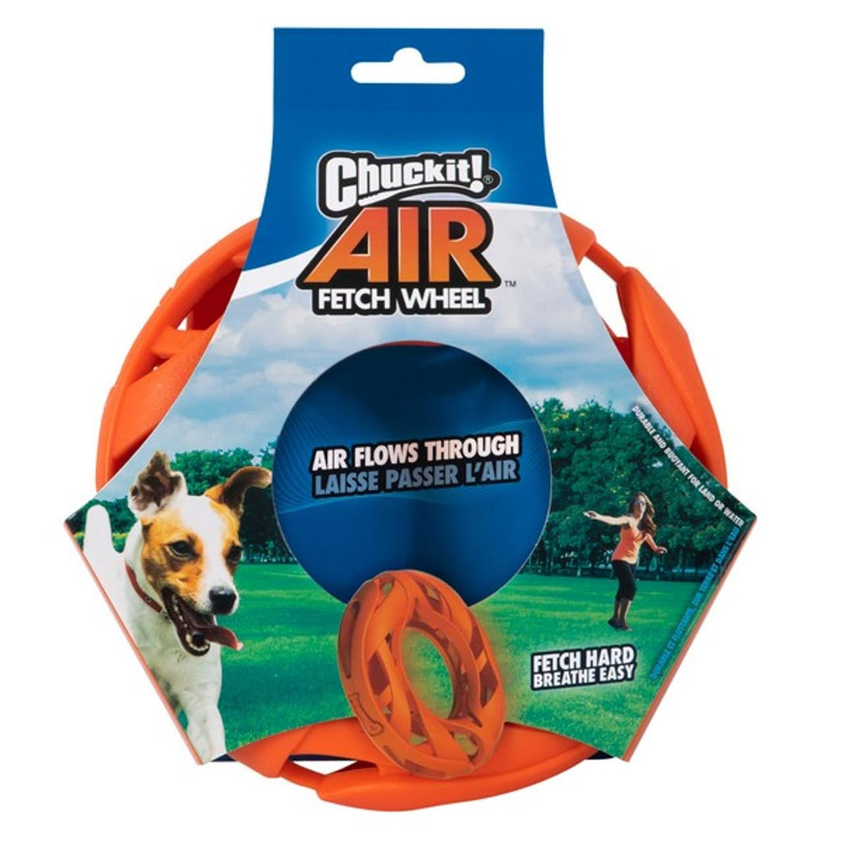 Chuckit! Dog Ball Air Fetch Breathe Easy Fetch Toy for Dogs, Medium (2.5 Inch Diameter), for Dogs 20-60 lbs, Pack of 1