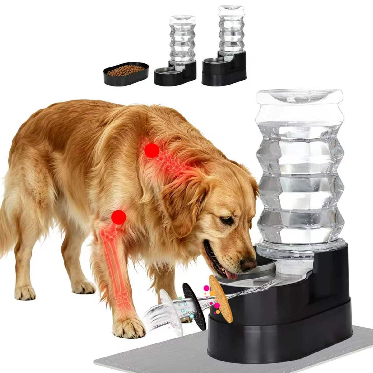 RIZZARI Stainless Steel Gravity Water Dispenser – BPA-Free
