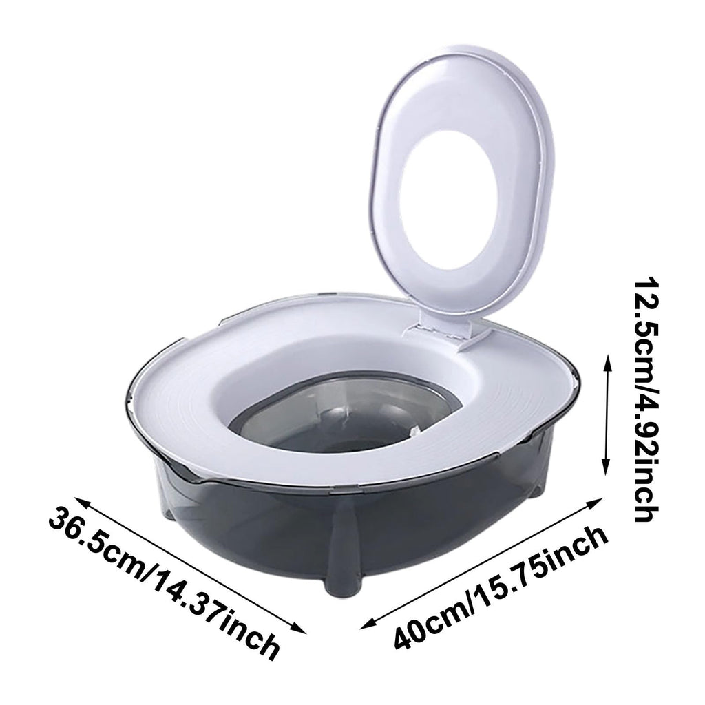 Cat Toilet Trainer Kit, Portable Trainer Plastic Training System Reusable Training Toilet for Home Pet Shop Pet Care,Universal Removable Potty Training Kit for Puppy Kitten Small Pet