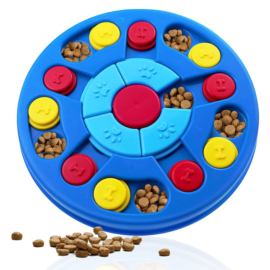 Interactive Dog Puzzle Treat Dispenser for Mental Stimulation