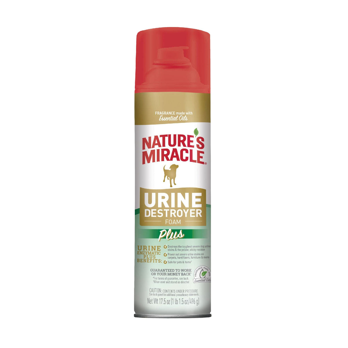 Nature’s Miracle Urine Destroyer Plus Dog, 32 Ounces, Enzymatic Formula, Ready-to-Use