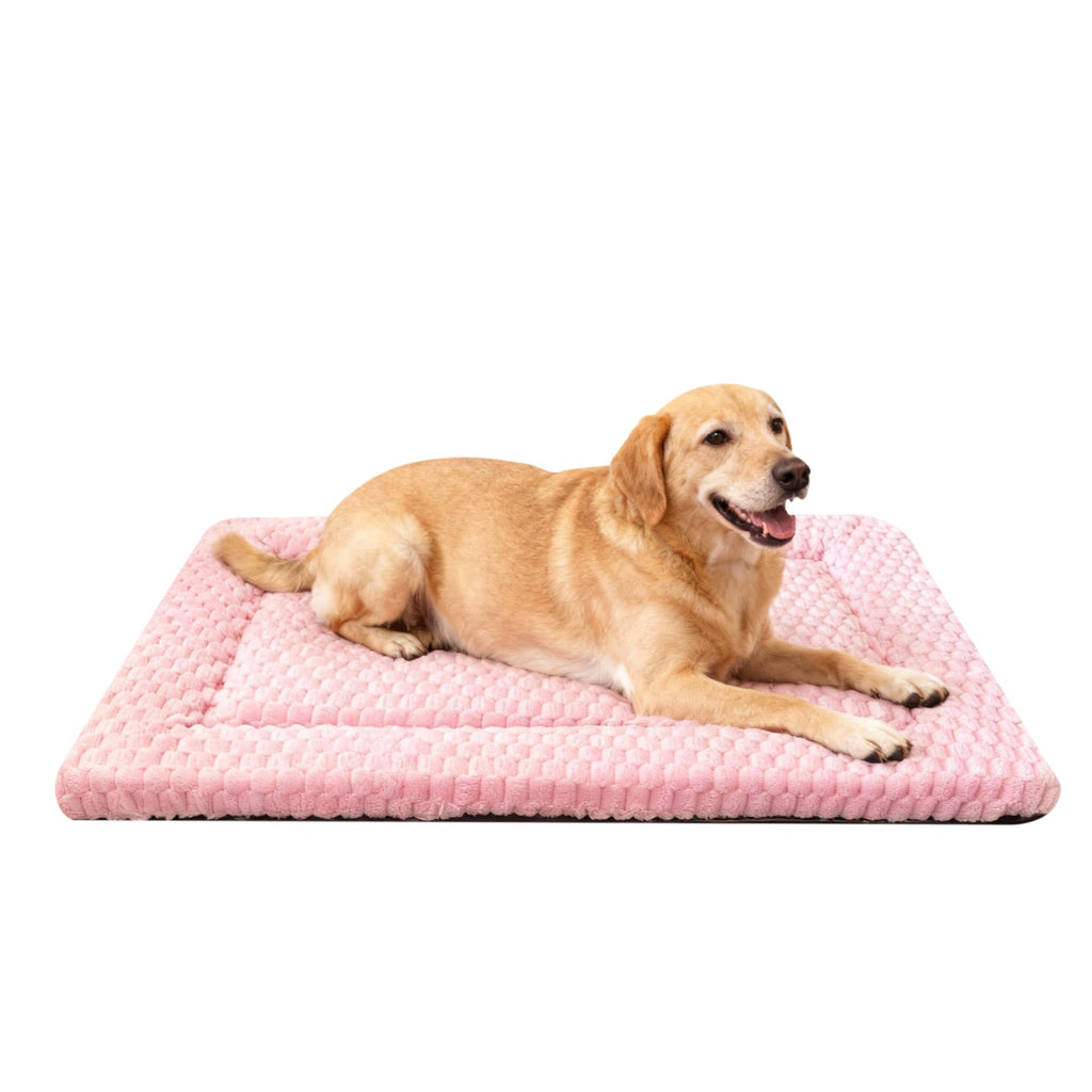 Fogkiss Reversible Dog Mat for Pet Comfort - Soft Bed Pads with Dual-Sided Design for All Seasons - Durable, Machine Washable for Crates, Travel, and Home