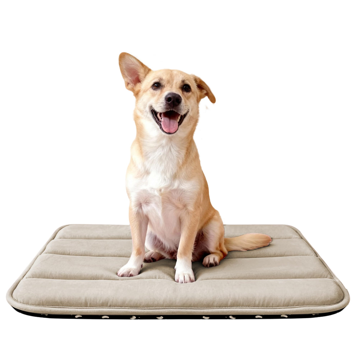 Fogkiss Reversible Dog Mat for Pet Comfort - Soft Bed Pads with Dual-Sided Design for All Seasons - Durable, Machine Washable for Crates, Travel, and Home