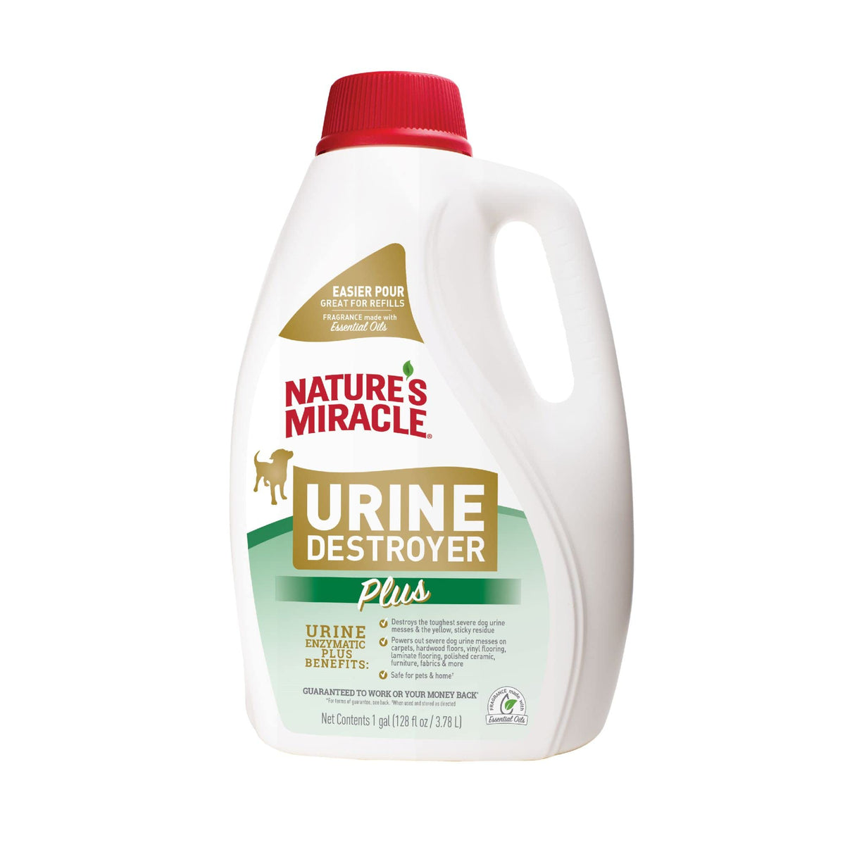 Nature’s Miracle Urine Destroyer Plus Dog, 32 Ounces, Enzymatic Formula, Ready-to-Use