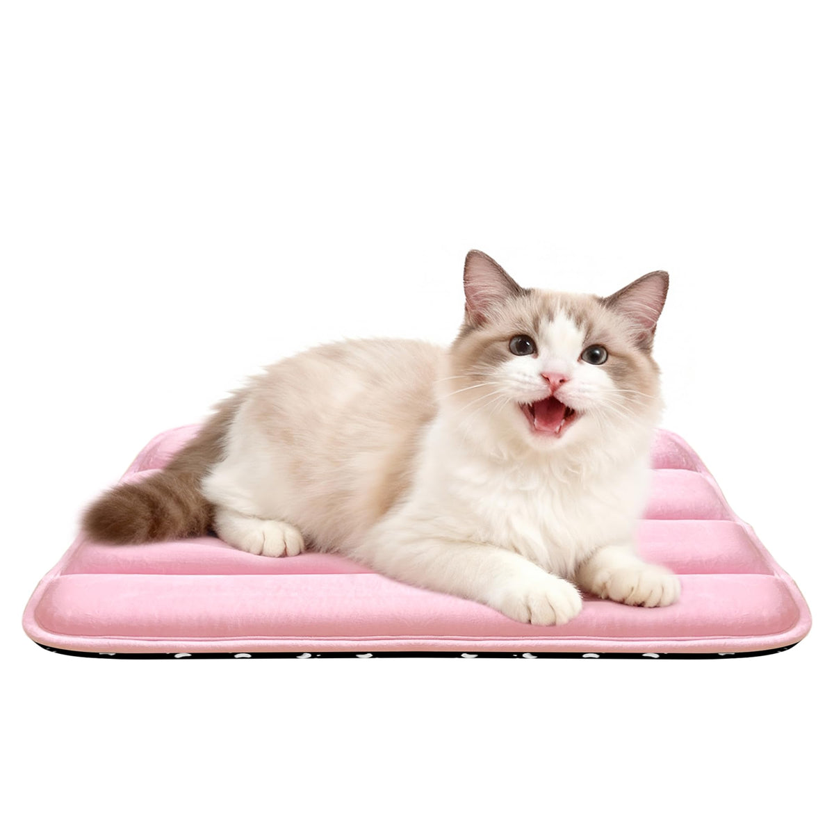 Fogkiss Reversible Dog Mat for Pet Comfort - Soft Bed Pads with Dual-Sided Design for All Seasons - Durable, Machine Washable for Crates, Travel, and Home