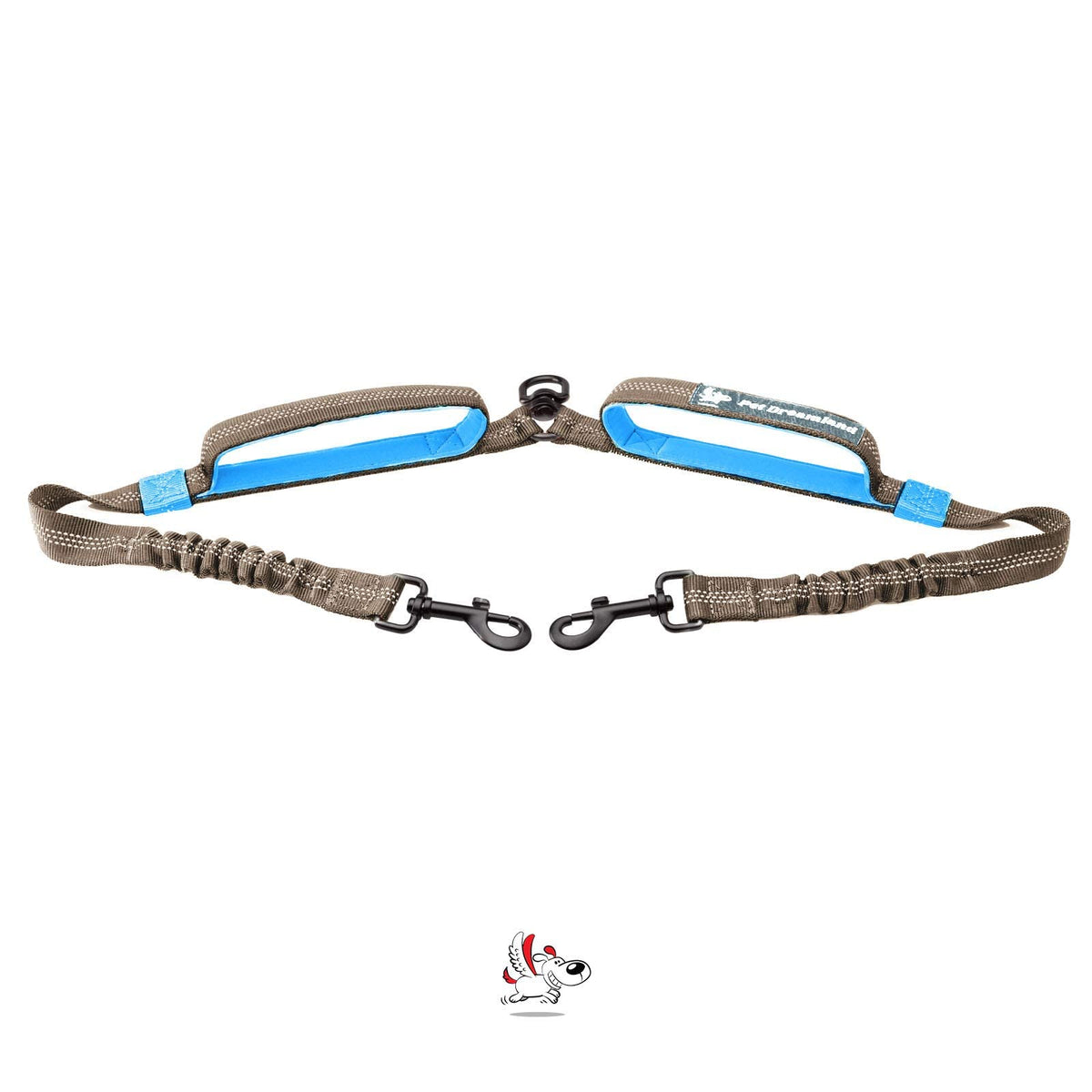 Pet Dreamland Exquisite Double Dog Leash Coupler for Two Large Dogs No Tangle. Comfortable Dual Dog Attachment for Walking Two Dogs. You Will Absolutely Love the Amazing Tangle-Free Swivel