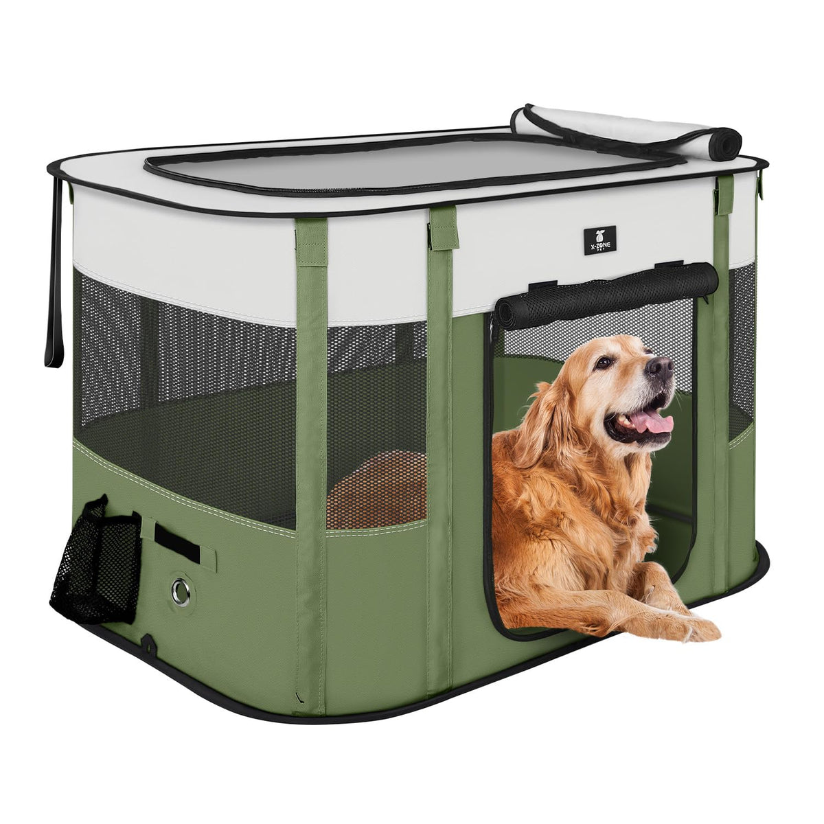 X-ZONE PET Dog Playpen, Puppy Cat Play Pen Portable Foldable Indoor/Outdoor Tent Crate Cage, Portable Pet Crate