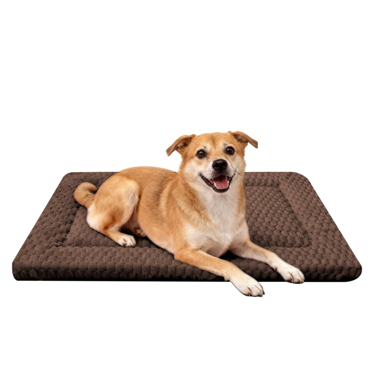 Fogkiss Reversible Dog Mat for Pet Comfort - Soft Bed Pads with Dual-Sided Design for All Seasons - Durable, Machine Washable for Crates, Travel, and Home