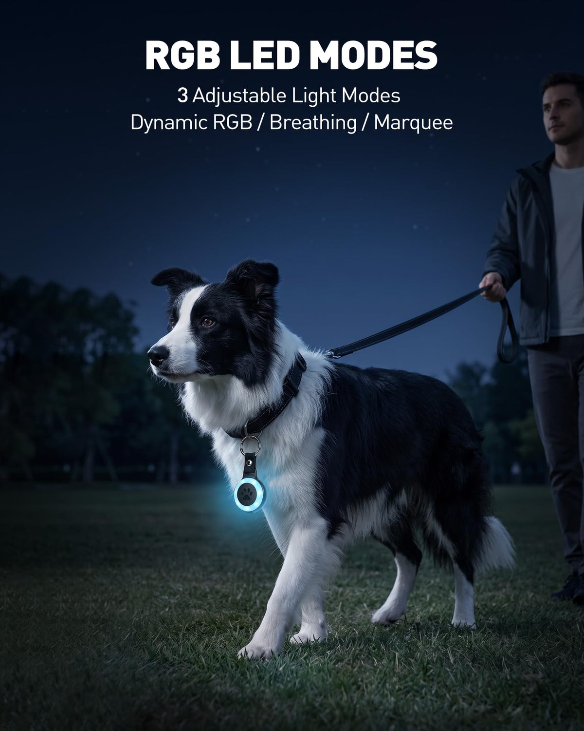 Pet Tracker for Cats and Dogs, Works with Apple Find My, No Monthly Fee