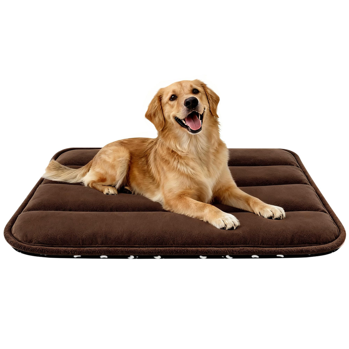 Fogkiss Reversible Dog Mat for Pet Comfort - Soft Bed Pads with Dual-Sided Design for All Seasons - Durable, Machine Washable for Crates, Travel, and Home