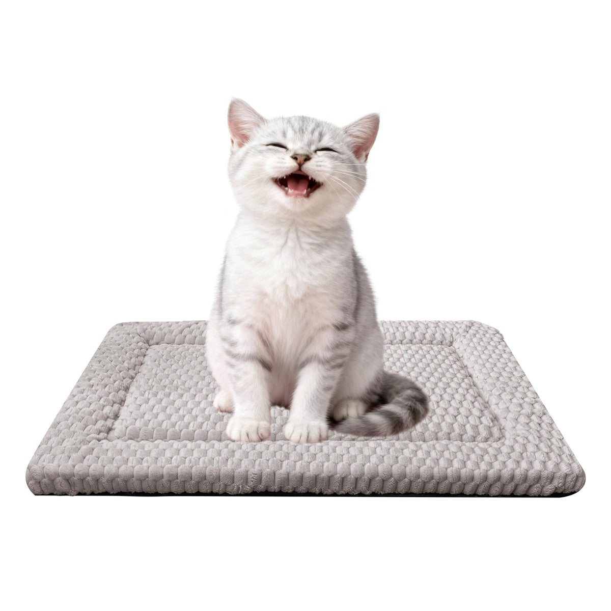 Fogkiss Reversible Dog Mat for Pet Comfort - Soft Bed Pads with Dual-Sided Design for All Seasons - Durable, Machine Washable for Crates, Travel, and Home