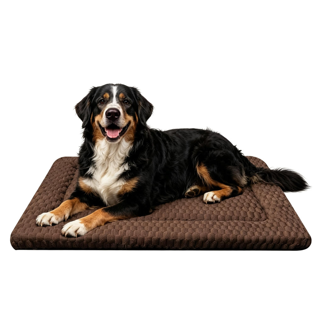 Fogkiss Reversible Dog Mat for Pet Comfort - Soft Bed Pads with Dual-Sided Design for All Seasons - Durable, Machine Washable for Crates, Travel, and Home