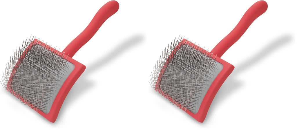 Chris Christensen Karben Slicker Brush for Dogs, Groom Like a Professional, Ideal For All Coat Types, Remove Shedding Coat, Tangles and Dead Undercoat, 17 mm Stainless Steel Pins