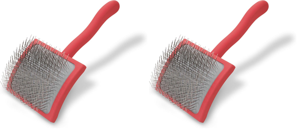 Chris Christensen Karben Slicker Brush for Dogs, Groom Like a Professional, Ideal For All Coat Types, Remove Shedding Coat, Tangles and Dead Undercoat, 17 mm Stainless Steel Pins