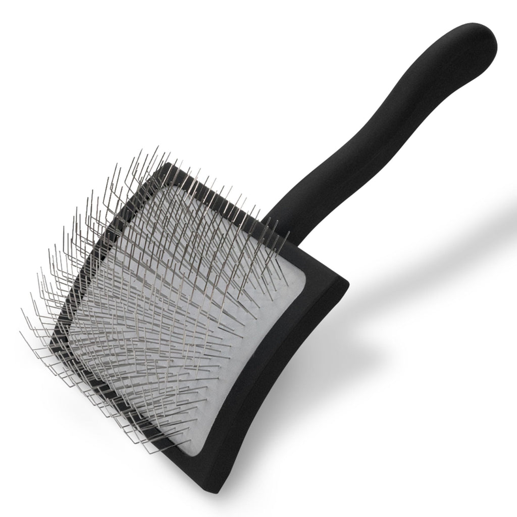 Chris Christensen Karben Slicker Brush for Dogs, Groom Like a Professional, Ideal For All Coat Types, Remove Shedding Coat, Tangles and Dead Undercoat, 17 mm Stainless Steel Pins