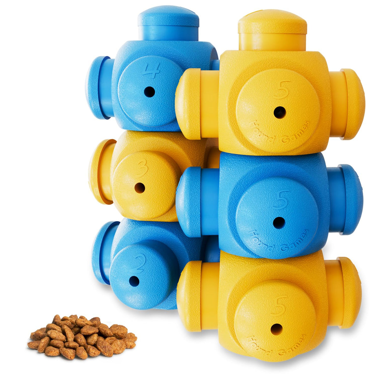 HOUNDGAMES Dog Puzzle Toy, Interactive Dog Toys, Dog Enrichment Toys, Treat Dispensers, Dog Toys to Keep Them Busy, Dog Games, Interactive Dog Toys for Boredom