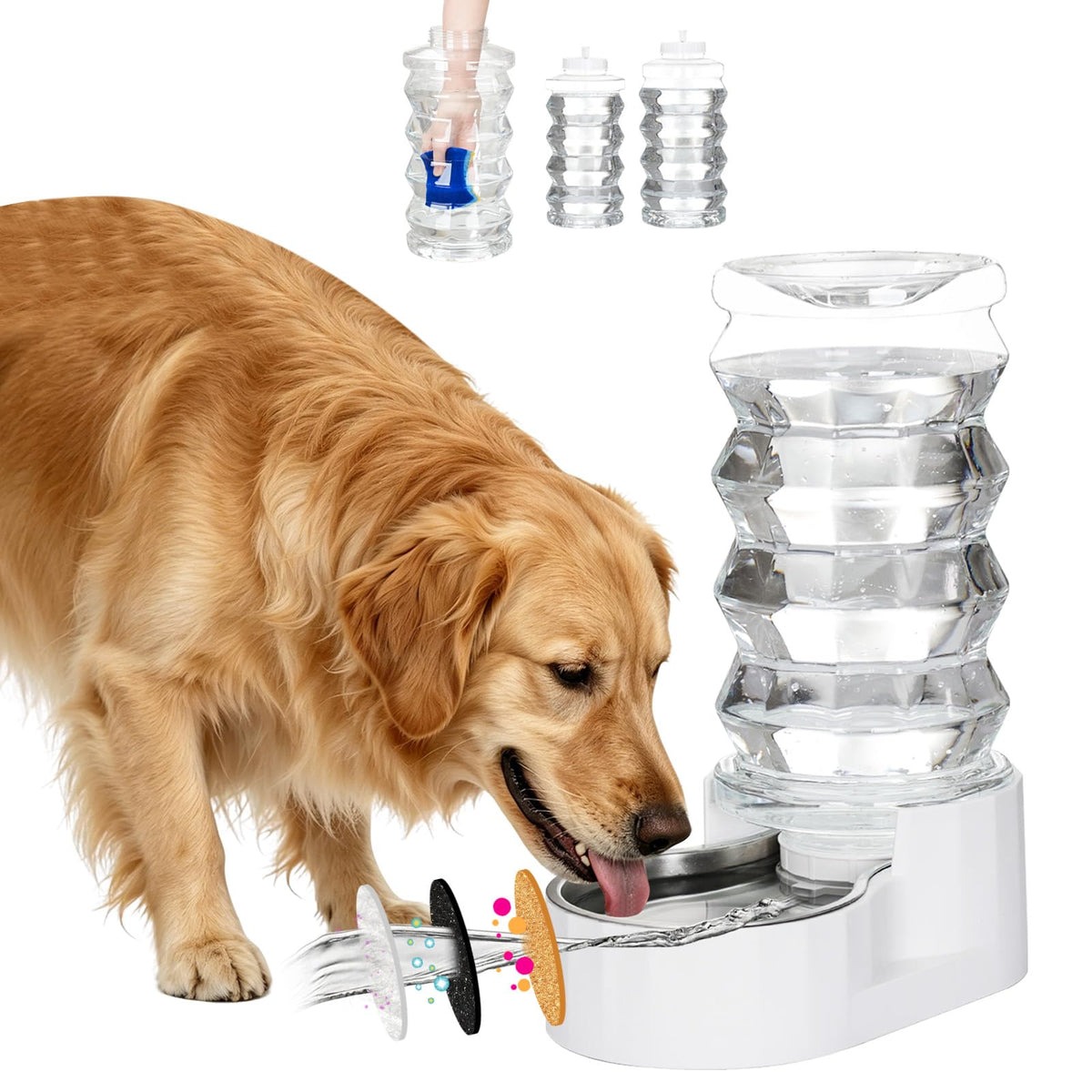 RIZZARI Stainless Steel Gravity Water Dispenser – BPA-Free