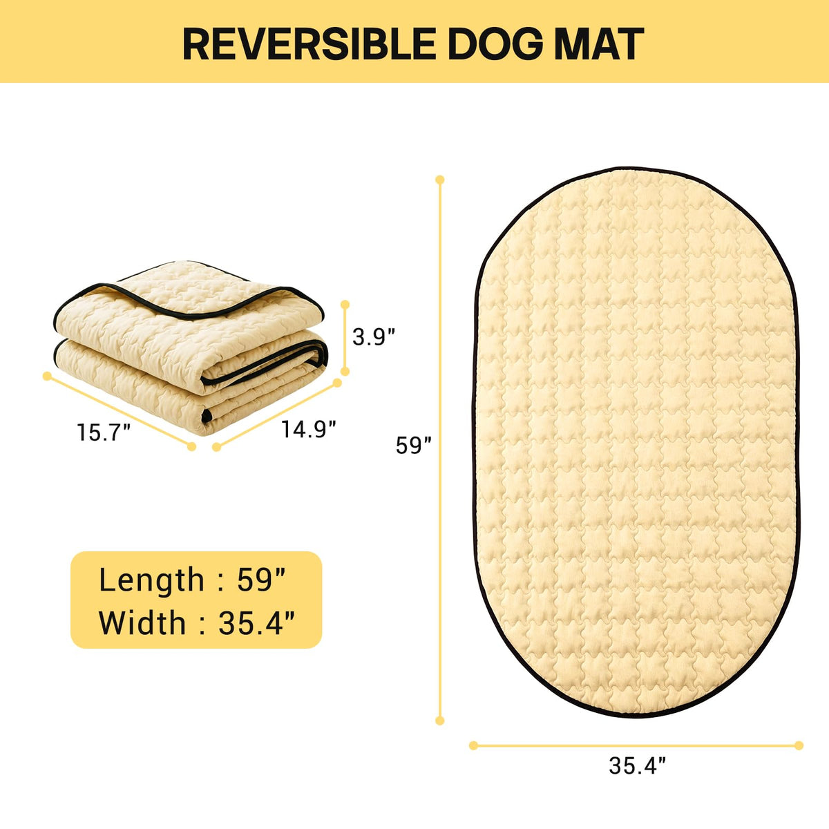 PAWVILION Large Warming Dog Mat