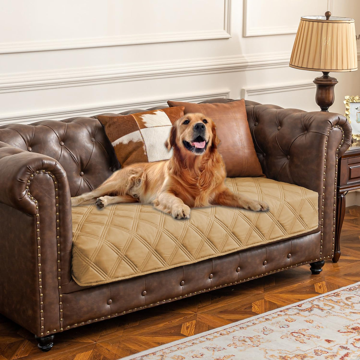 Ameritex Waterproof Pet Blanket & Anti-Slip Furniture Cover