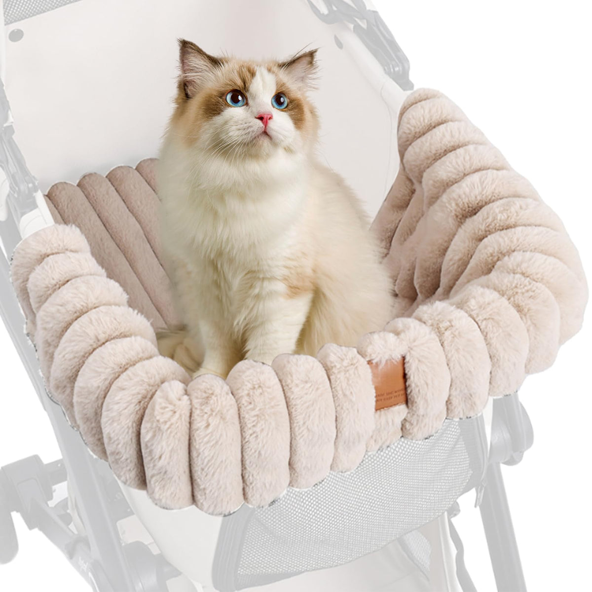 Dog Stroller Pad Washable Plush Warm Blanket