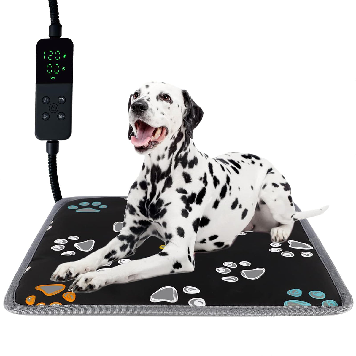 furrybaby Pet Heating Pad, Waterproof Dog Heating Pad Mat for Cat with Durable Anti-Bite Tube Indoor for Puppies Dogs Cats