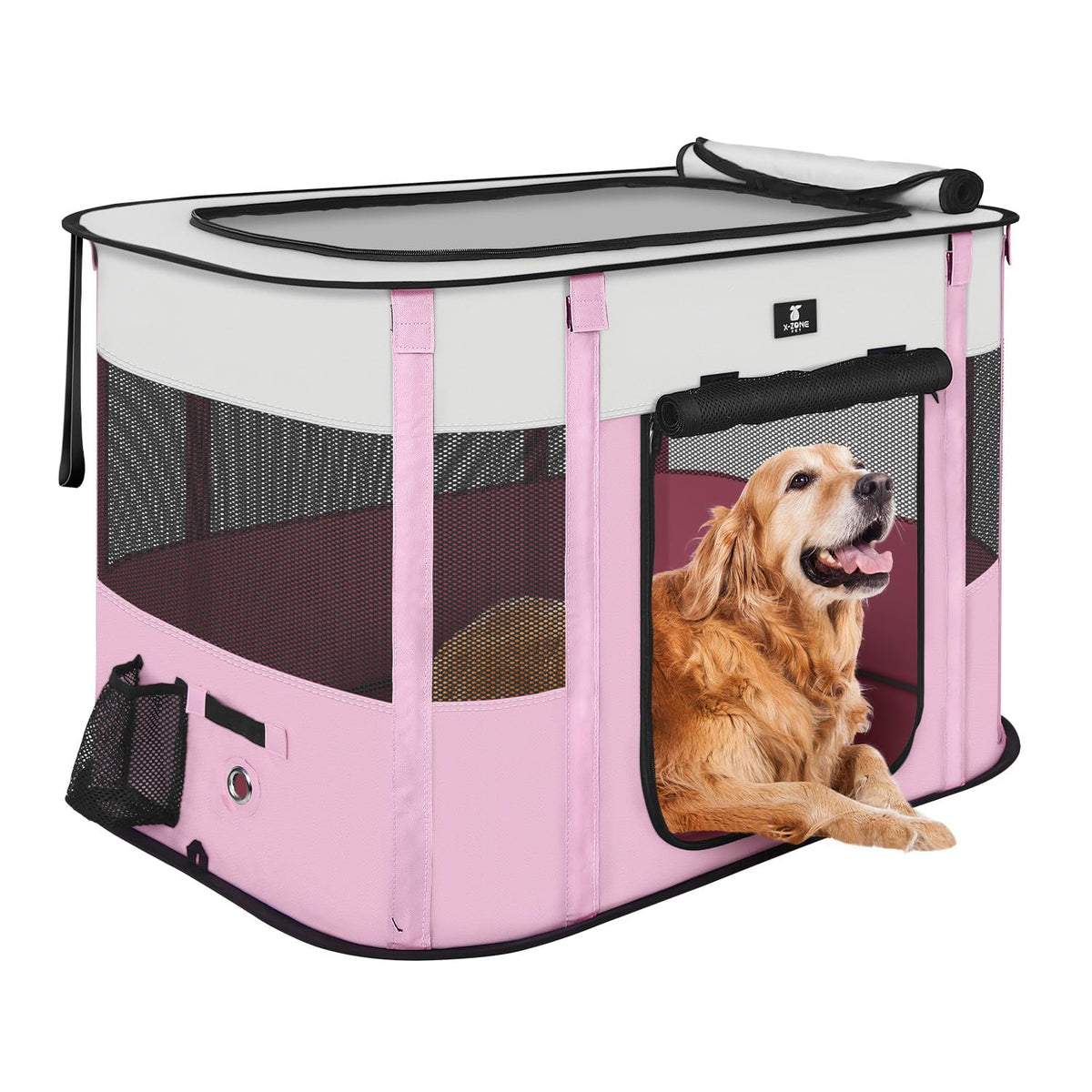 X-ZONE PET Dog Playpen, Puppy Cat Play Pen Portable Foldable Indoor/Outdoor Tent Crate Cage, Portable Pet Crate