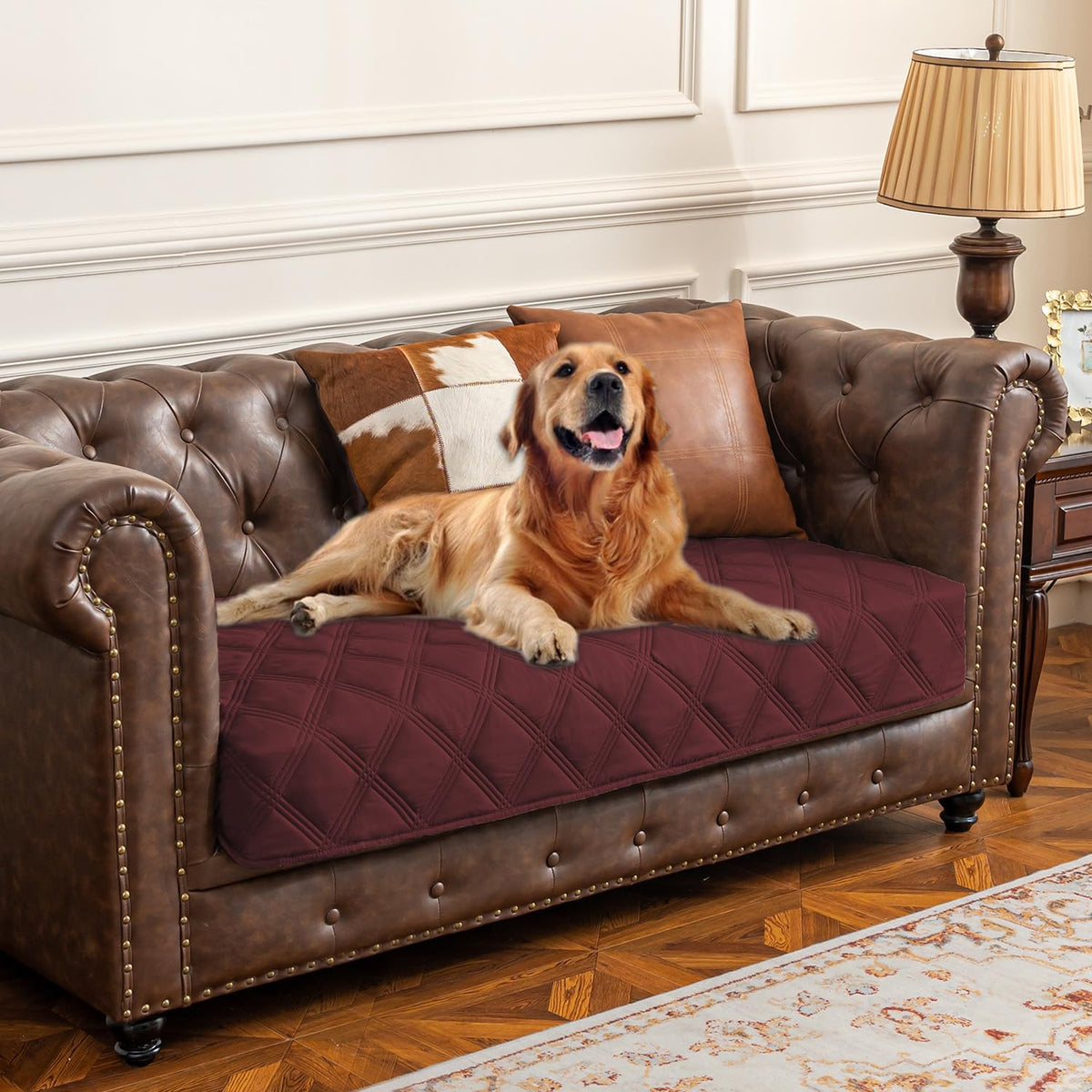 Ameritex Waterproof Pet Blanket & Anti-Slip Furniture Cover