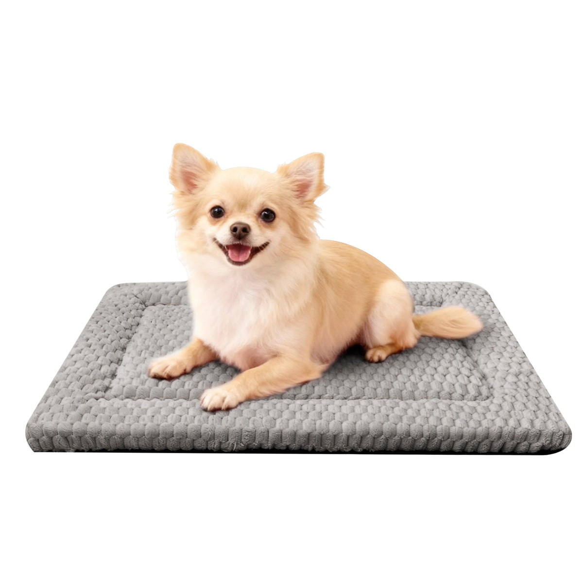 Fogkiss Reversible Dog Mat for Pet Comfort - Soft Bed Pads with Dual-Sided Design for All Seasons - Durable, Machine Washable for Crates, Travel, and Home
