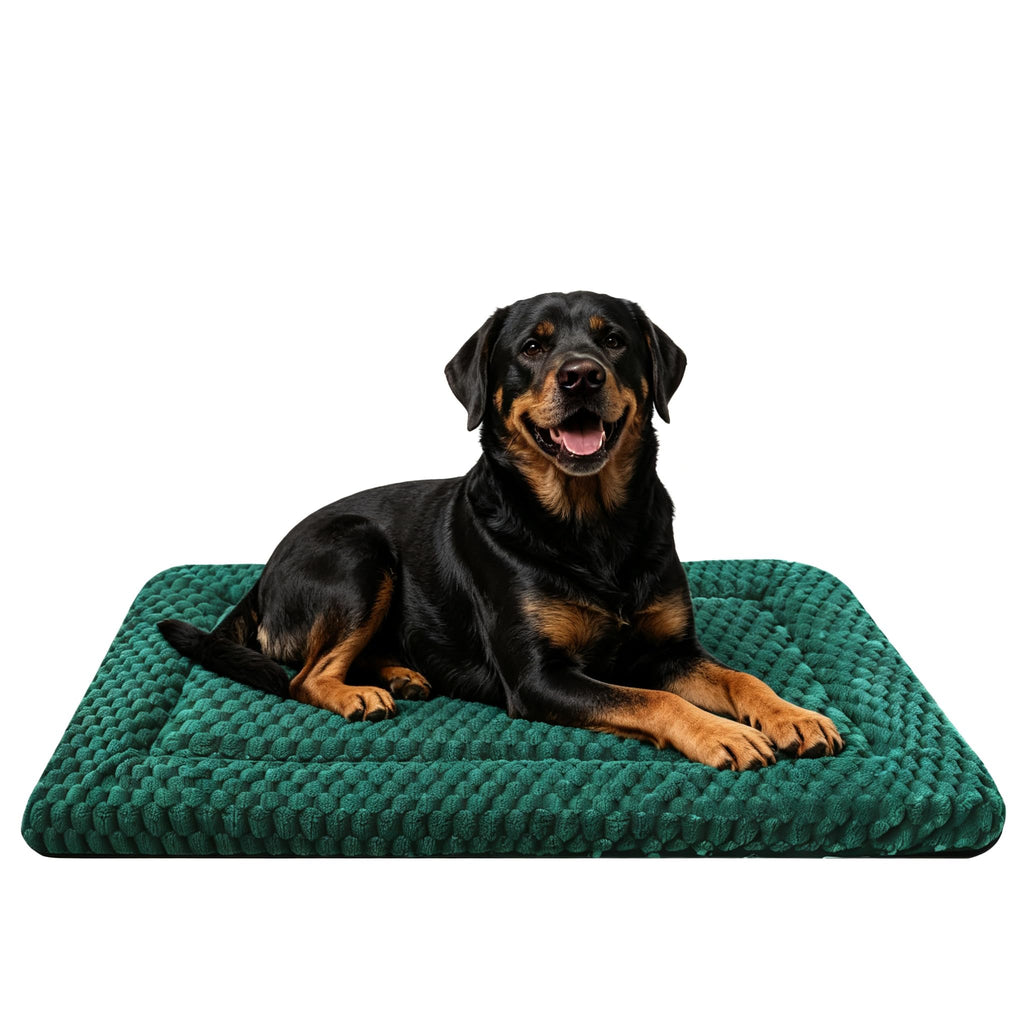 Fogkiss Reversible Dog Mat for Pet Comfort - Soft Bed Pads with Dual-Sided Design for All Seasons - Durable, Machine Washable for Crates, Travel, and Home