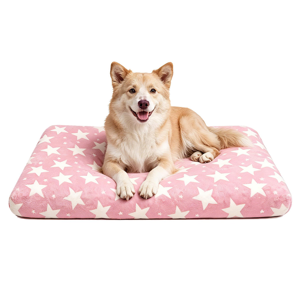 Fogkiss Reversible Dog Mat for Pet Comfort - Soft Bed Pads with Dual-Sided Design for All Seasons - Durable, Machine Washable for Crates, Travel, and Home