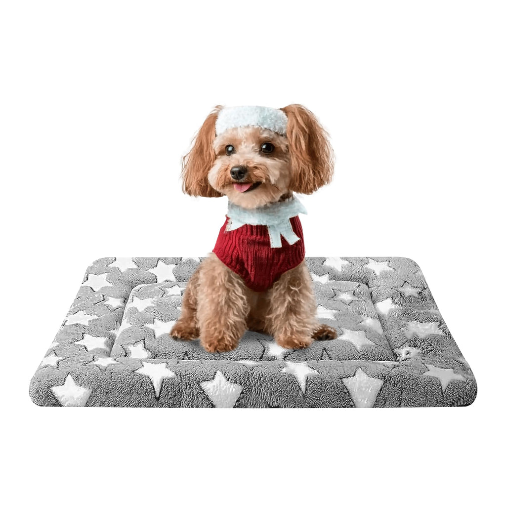 Fogkiss Reversible Dog Mat for Pet Comfort - Soft Bed Pads with Dual-Sided Design for All Seasons - Durable, Machine Washable for Crates, Travel, and Home