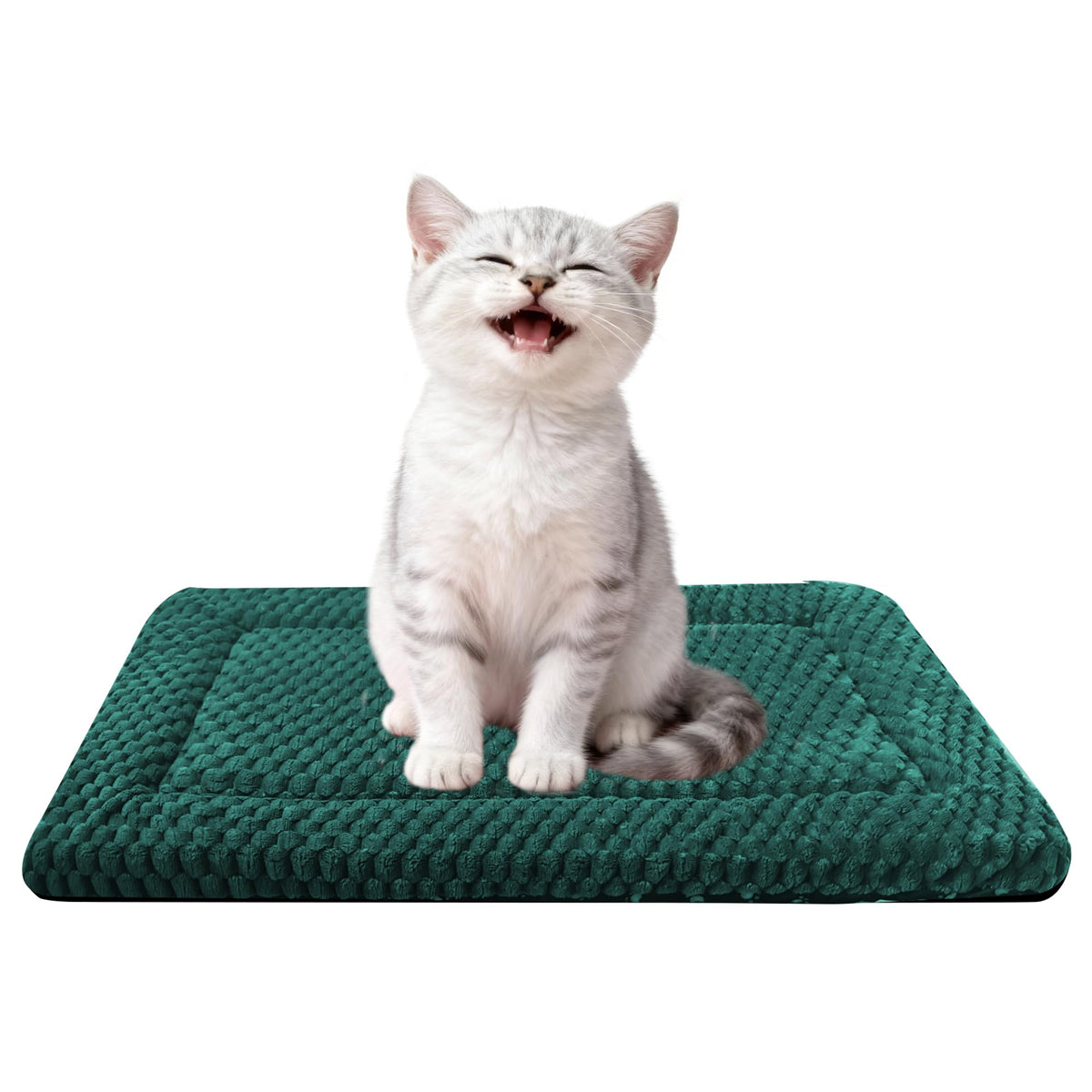 Fogkiss Reversible Dog Mat for Pet Comfort - Soft Bed Pads with Dual-Sided Design for All Seasons - Durable, Machine Washable for Crates, Travel, and Home