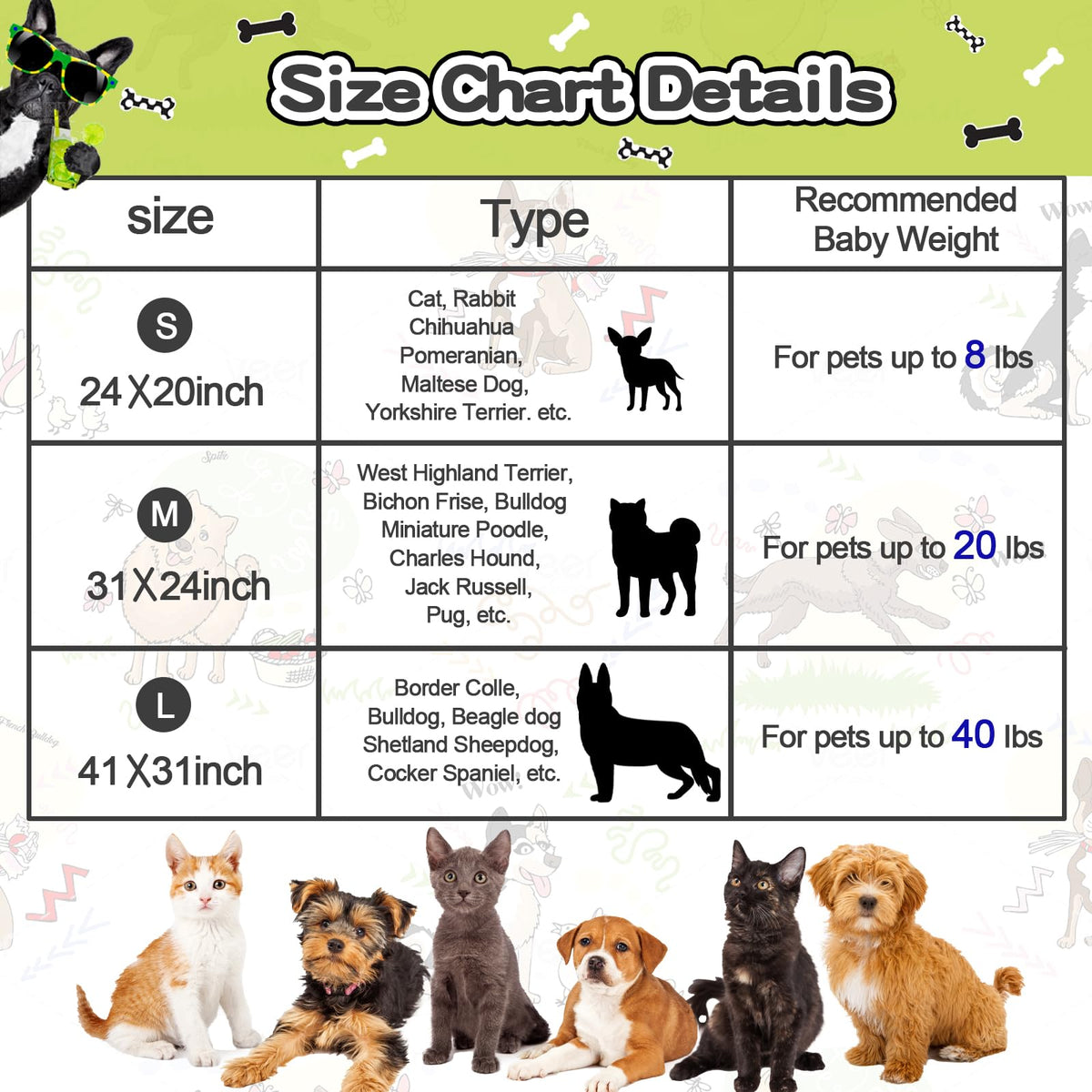 Rezutan Dog Blankets for Large Dogs, Dog Cat Flannel Blankets Washable