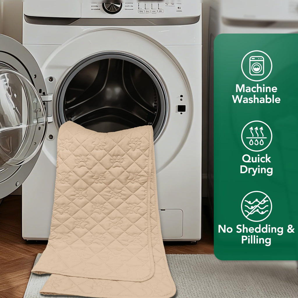 PAWFINITY Waterproof Dog Blanket for Couch, Sofa & Bed, Washable Pet Furniture Cover Covers for Pets