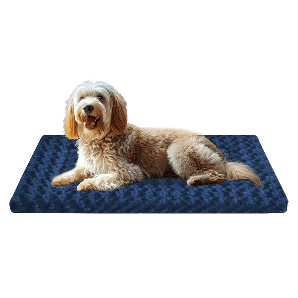 Fogkiss Reversible Dog Mat for Pet Comfort - Soft Bed Pads with Dual-Sided Design for All Seasons - Durable, Machine Washable for Crates, Travel, and Home