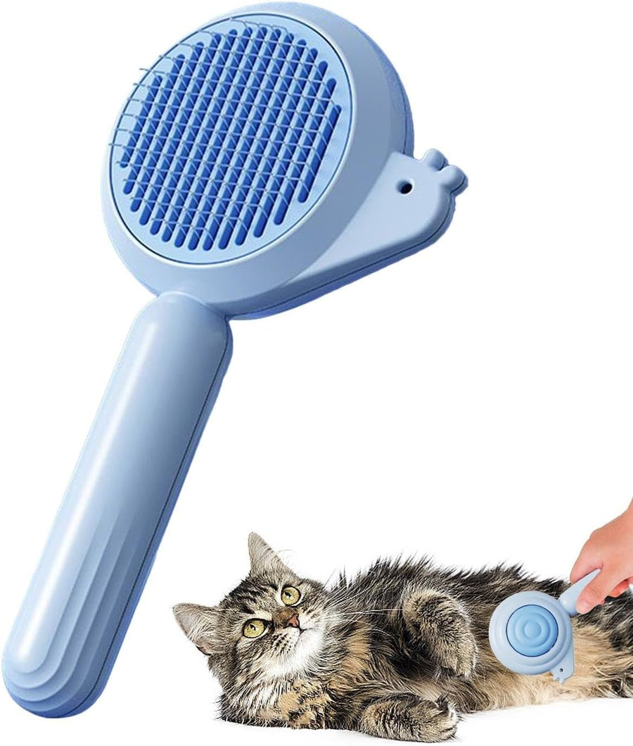 MQELHKCYSGX Self-Cleaning Dog Grooming & Deshedding Brush